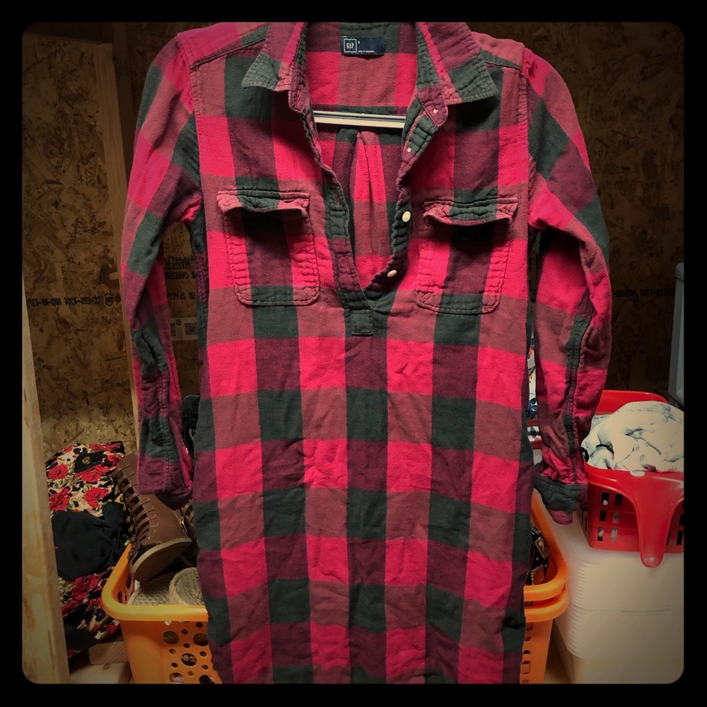 Buffalo Plaid Gap Tunic